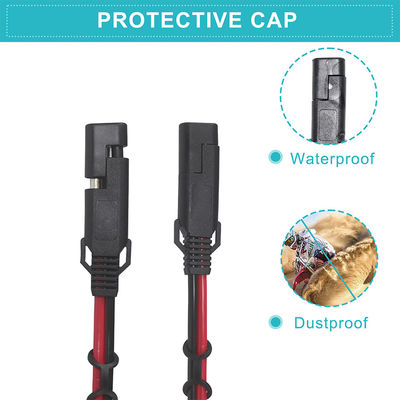 Cable de extensión de SAE a SAE 3 vías divididor 12V 16AWG 2FT 2 pin conector de desconexión rápida