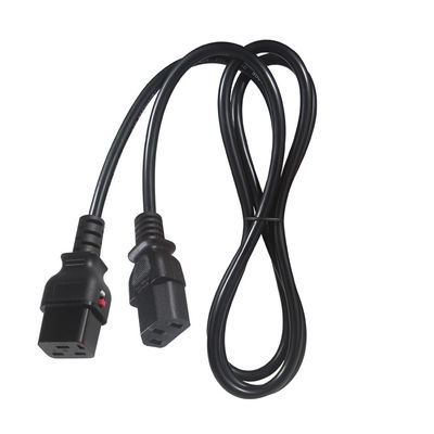 KUNCAN Cordón de alimentación moldeado y bloqueable Iec 320 Cerradura C19 a C13