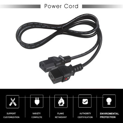 KUNCAN Cordón de alimentación moldeado y bloqueable Iec 320 Cerradura C19 a C13