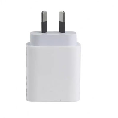 Adaptador SAA USB-C Puerto 1A+1C QC2.0 Cargador PD de carga rápida 20W
