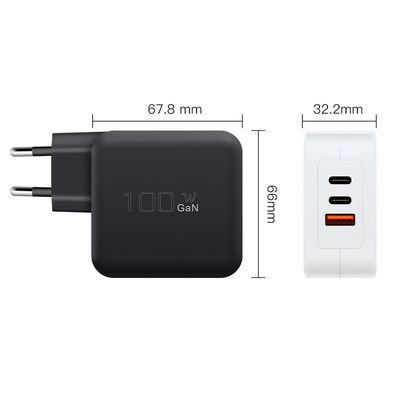 Cargador GaN de 100W para portátil QC3.0 Puerto de carga 1A 2C PD OEM