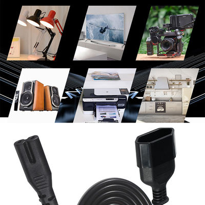 El cable de alimentación de la UE 2Pin Femenino a C7 de 6 pies 10A 250V