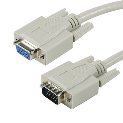 DB9 DB15 DB25 Cordón de alimentación de conexión de extremo masculino a femenino para computadoras y monitores