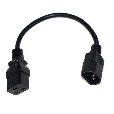 PDU UPS extensión IEC C14 macho a IEC C19 cable de alimentación femenino 16A