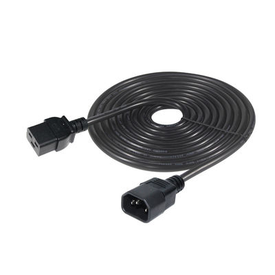 PDU UPS extensión IEC C14 macho a IEC C19 cable de alimentación femenino 16A