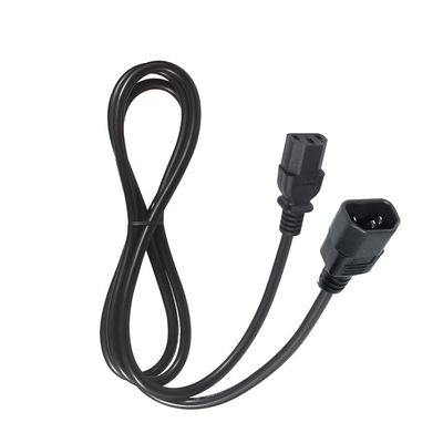 Cable de corriente alterna de 3 puntas enchufe eléctrico macho hembra C13 a C14 cable de alimentación