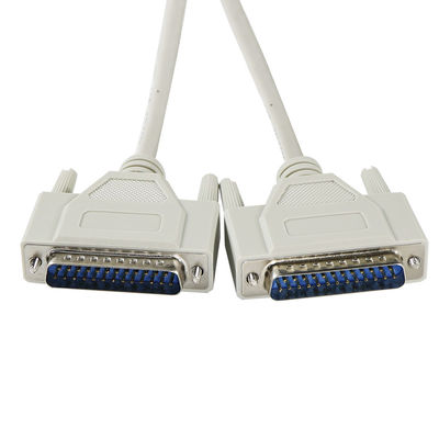 20-28AWG DB25 Adaptador de serie de mujer a mujer para transferencia de datos Garantización de 2 años Blanco