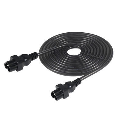Cable de alimentación de 3 pines de extrusión retráctil C6 con C5 Femenino