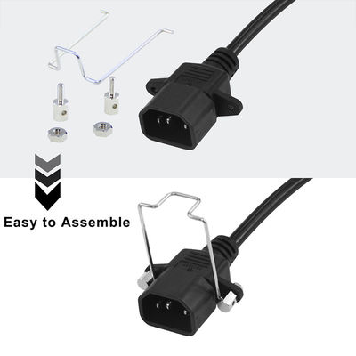 16 Awg Nema 515R a Iec320 Iec C14 América Enchufe PVC USA Cordón de alimentación estándar