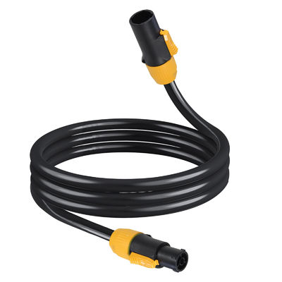 Cable de PowerCON 3FT 14AWG PowerCon True1 de hombre a mujer Cable de extensión exterior 20A a prueba de agua para la luz del escenario