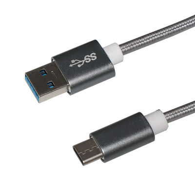 Tipo de protección contra sobrecorriente USB a c 3.0 USB Tipo C Cable de datos 5Gbps Alta velocidad 3A Carga rápida sobrecorriente para mayoristas