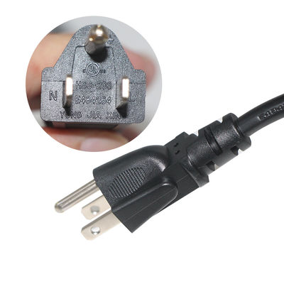 NEMA 5-15P a IEC C13 Cordón de alimentación universal 10A 250V UL Certificado para computadoras/servidores/equipos médicos