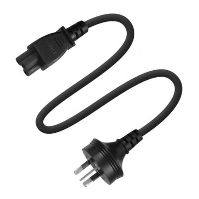 SAA Certificado AU 3P a IEC C5 Cordón de alimentación 2.5A 250V, 0.75mm2 H05VV-F para computadora portátil/impresora (3ft-15ft)