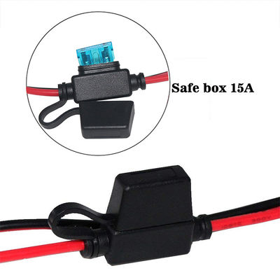 Cable de extensión de cable de carga Sae con 12v en el interruptor de apagado 14awg a clip de caimán 2pin batería rápida pinzas de batería