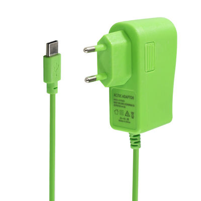Color verde Brasil energía de carga rápida Usb C adaptador 5V 2A para adaptador universal