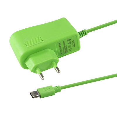 Eu 5Volt 2000Ma Enchufe Ac 100-240V a Usb-C 2A Adaptador de energía de conmutación 5V