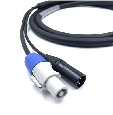 SAC3FCA a SAC3FCB profesional más 3 pin Powercon Dmx cable combinado Powercon combinado