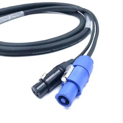 SAC3FCA a SAC3FCB profesional más 3 pin Powercon Dmx cable combinado Powercon combinado