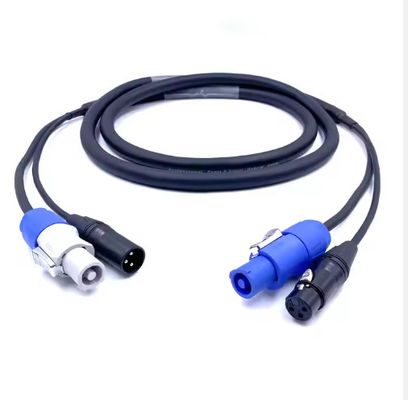 SAC3FCA a SAC3FCB profesional más 3 pin Powercon Dmx cable combinado Powercon combinado