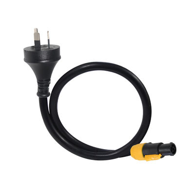 Certificado AS/NZS 3112 de alta calidad para XLR3 Cordón de alimentación femenino 10A 250V De servicio pesado para equipos de audio profesionales, uso en el escenario, equipo de DJ