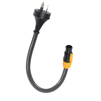 Certificado AS/NZS 3112 de alta calidad para XLR3 Cordón de alimentación femenino 10A 250V De servicio pesado para equipos de audio profesionales, uso en el escenario, equipo de DJ
