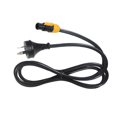 Certificado AS/NZS 3112 de alta calidad para XLR3 Cordón de alimentación femenino 10A 250V De servicio pesado para equipos de audio profesionales, uso en el escenario, equipo de DJ