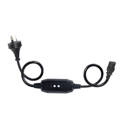 AU 3P a C13 Cordón de alimentación RCD enchufe de seguridad para computadoras Centros de datos con certificación estándar AU