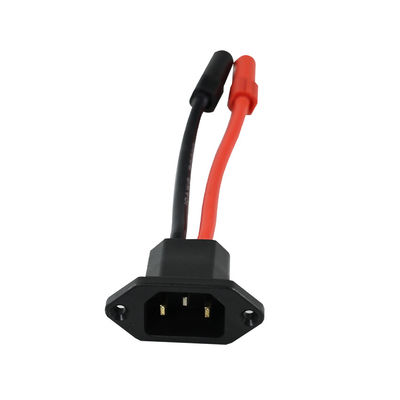 Kit de conector de cable de alimentación C14 a XT150 con macho (negro) y hembra (rojo) para sistemas de energía solar/vehículos eléctricos - cableado de trabajo pesado 14AWG