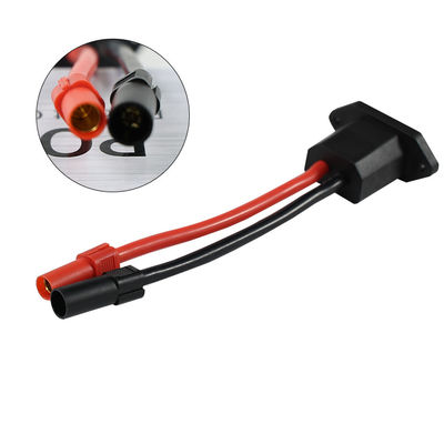 Kit de conector de cable de alimentación C14 a XT150 con macho (negro) y hembra (rojo) para sistemas de energía solar/vehículos eléctricos - cableado de trabajo pesado 14AWG