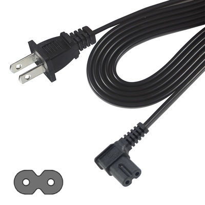 Cordón de alimentación US 2 pin a C7 para electrónica para el hogar / oficina con 125V 10A 1.5M
