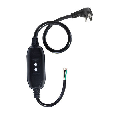 Cables de alimentación de uso pesado de grado industrial 18AWG NEMA 5-15P con protección RCD y extremos de alambre desnudo para maquinaria / electrodomésticos
