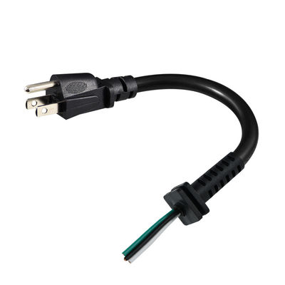 Corda de alimentación SR de alta flexibilidad NEMA 5-15P a enchufe SR para equipos industriales / dispositivos médicos 15A 120V 60Hz)