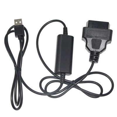 Cable de aumento de voltaje USB a OBD 5V a 12V Convertidor de paso a paso para sistemas de carga de vehículos con protección contra cortocircuito (entrada 5V salida 12V)
