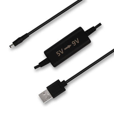 Cable convertidor de voltaje ascendente de USB a CC 5V 12V con protección contra sobrecarga - Para panel solar / dispositivo portátil, adaptador de energía impermeable de 36W