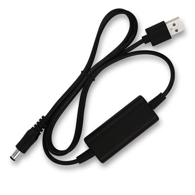 Cable convertidor de voltaje ascendente de USB a CC 5V 12V con protección contra sobrecarga - Para panel solar / dispositivo portátil, adaptador de energía impermeable de 36W