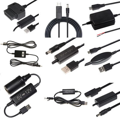 12V a 9V/5V DC-DC Buck Converter Module USB A a Micro-USB para electrónica de bricolaje / fuente de alimentación con protección contra cortocircuito