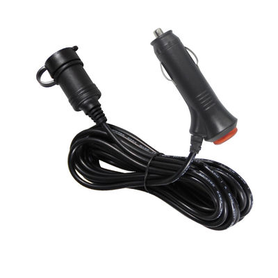 12V/24V del encendedor de cigarrillos para automóviles al cable de extensión del enchufe con puertos USB dobles para dispositivos de carga de camiones RV 10A 3Meter Certificado CE