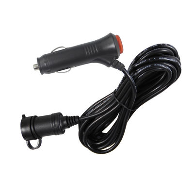 12V/24V del encendedor de cigarrillos para automóviles al cable de extensión del enchufe con puertos USB dobles para dispositivos de carga de camiones RV 10A 3Meter Certificado CE