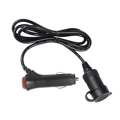 12V/24V del encendedor de cigarrillos para automóviles al cable de extensión del enchufe con puertos USB dobles para dispositivos de carga de camiones RV 10A 3Meter Certificado CE