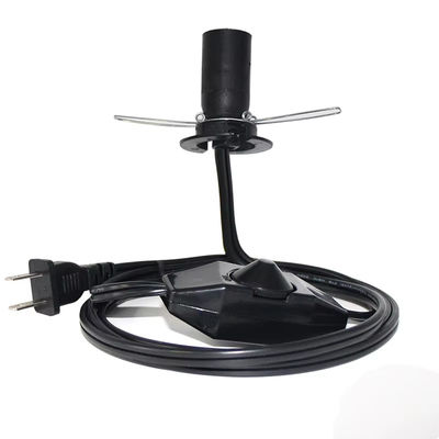 NEMA 1-15P a E14 Cable de adaptador de enchufe con oscurecedor, convertidor de enchufe de alimentación para soporte de bombilla SPT-2 18AWG
