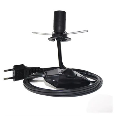 Cable de soporte de bombilla de EU Premium Plug E14 con interruptor de atenuador ajustable para luminarias de techo AC 250V 5A Conector de base de lámpara