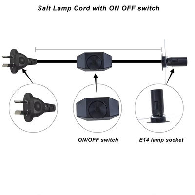 Conector de alumbrado con interruptor de atenuación para lámparas de sal