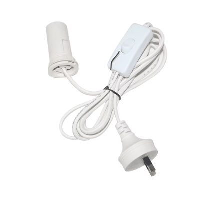 AU conexión a E27 convertidor de toma de luz, 303 adaptador de bombilla de interruptor 250V 10A para ventilador de techo / luminaria
