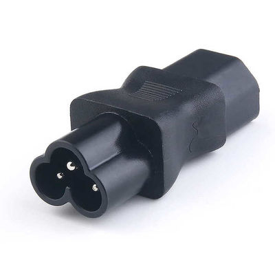 Adaptador de alimentación universal de alta corriente C13 a C6 Conector de entrada de 3 puntas para centros de datos / aparatos de oficina 100-240V 10A Certificado CE