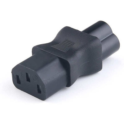 Adaptador de alimentación universal de alta corriente C13 a C6 Conector de entrada de 3 puntas para centros de datos / aparatos de oficina 100-240V 10A Certificado CE