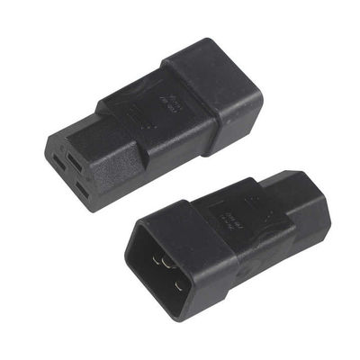Entrada de alimentación Enchufe de adaptador de alimentación con certificación CE para equipos industriales/dispositivos médicos con conector C13 a C20 de 100-240 V CA IEC