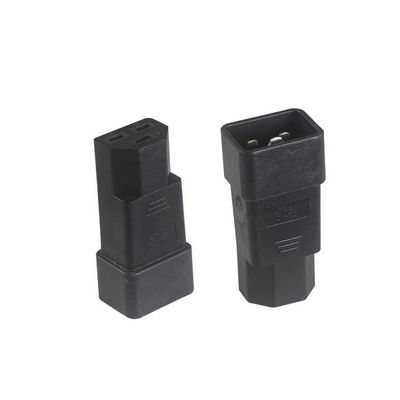 Entrada de alimentación Enchufe de adaptador de alimentación con certificación CE para equipos industriales/dispositivos médicos con conector C13 a C20 de 100-240 V CA IEC