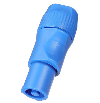 NAC3MPA PowerCON Conector masculino tipo A, azul, entrada de energía, 20A 250V CA, conector de bloqueo para equipos de escenario profesionales