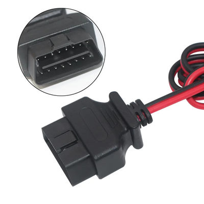 Cable de diagnóstico de encendedor de cigarrillos de automóviles universal para OBD2 para escáner de vehículos con certificación de seguridad de 16 pies 12V-24V
