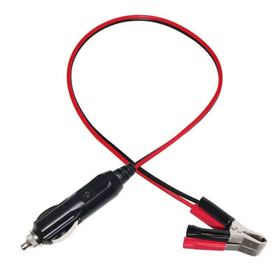 12V / 24V encendedor de cigarrillos para pinzas de batería cable de adaptador para el suministro de energía de emergencia del automóvil cargador solar dispositivo portátil 16AWG